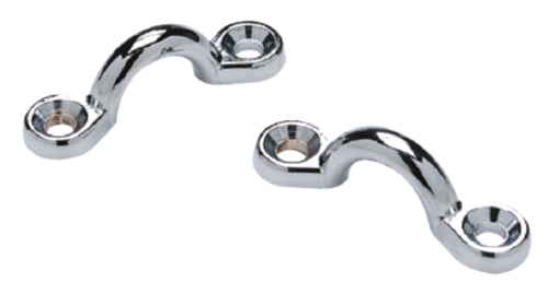 Seachoice 28831 Chrome Plated Zinc Eye Straps 1-7/8" L x 3/8" ID Eye (4 Per Pack0