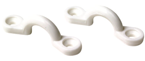 Seachoice 28871 White Nylon Eye Strap, 4/Card