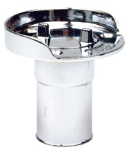 Seachoice 32041 Chrome Plated Zinc Gas Deck Fill With Cap (Beaded Chain Tether) For 1-1/2" Hose