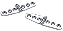 Seachoice 33831 Chrome Plated Brass Strap Hinges (1 Pair Per Pack)