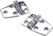 Seachoice 34401 SeaChoice 50-34401 (2) 2-1/4" x 1-1/2" Chrome Plated Zinc 3/4" Short Side Hinges