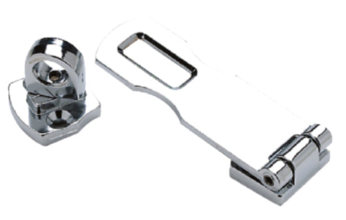 Seachoice 37101 Chrome Plated Zinc Swivel Eye Hasp 3"