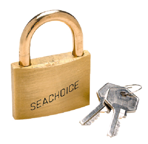 Seachoice 37211 1-1/2" Solid Brass Body Padlock - Single Lock