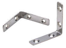 Seachoice 37551 Stainless Steel 90 Degree Angle Brackets (1 Pair Per Pack)