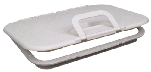 Seachoice 39181 Polypropylene Offshore Hatch - 7-3/8 Inch x 11-1/8 Inch ID - White