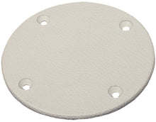 Seachoice 39621 Polypropylene Cover Plate Arctic White - OD: 4-1/8"