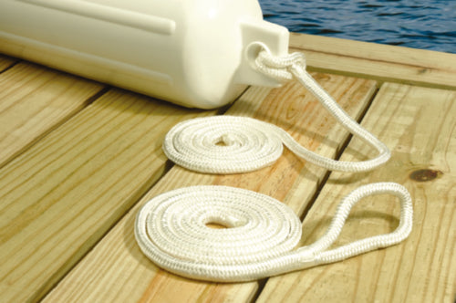 Seachoice 40921 Double Braided Nylon Fender Line (2 Per Pack)