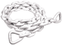 Seachoice 44421 White PVC Coated Galvanized Anchor Lead Chain 1/4" x 4'