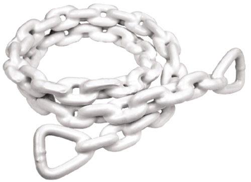 Seachoice 44441 White PVC Coated Galvanized Anchor Lead Chain 5/16" x 5' 