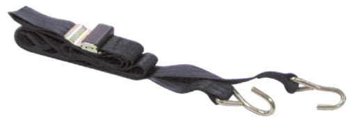 Seachoice 51091 Premium Gunwale Trailer Tie Down Strap 2" Wide - Black