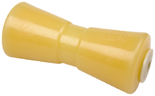 Seachoice 56440 Non-Marking TP Yellow Rubber Keel Roller With 5/8" ID Hole