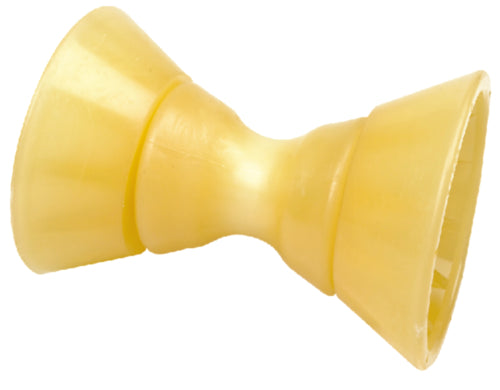 Seachoice 56590 Non-Marking TP Yellow Rubber Bow Roller With Bells 1/2" ID