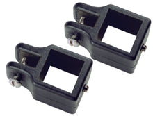 Seachoice 76361 Square Jaw Slides Fit 1" OD Tube-Black (2 Per Pack)