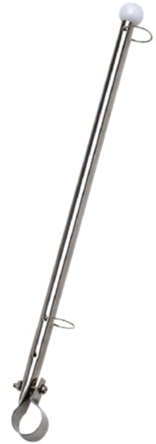 Seachoice 77001 7/8" Rail Clamp Flag Staff 15-3/16" Long