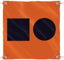 Seachoice 78341 3' x 3' Orange Distress Signal SOS Flag