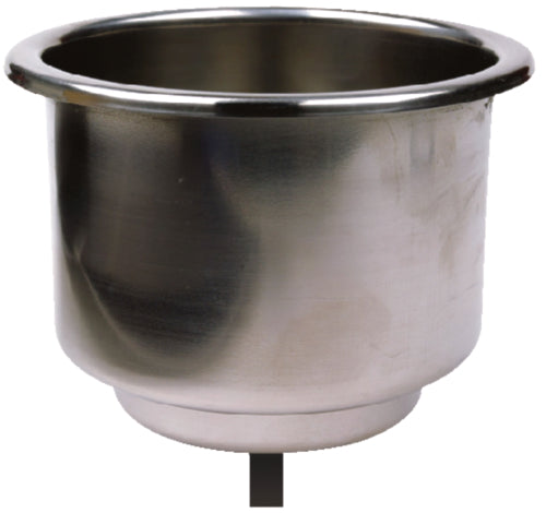 Seachoice 79420 769420 Stainless-Steel Drink Holder With 5/8" Drain