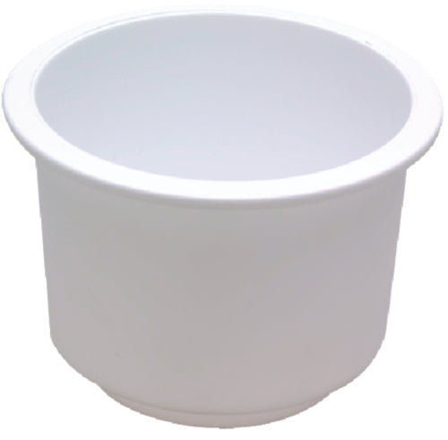 Seachoice 79490 Drink Holder - White, Large Recessed