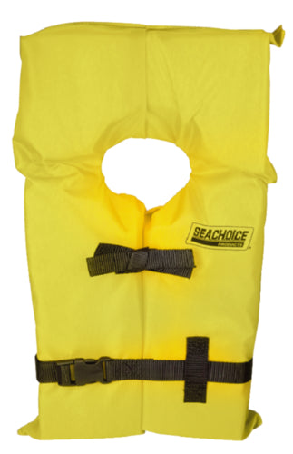 Seachoice EPE1120AK1Y-86060 86060 Type II Life Vest - Youth, Yellow