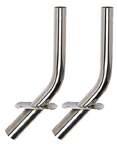 Seachoice 88761 Stainless Steel Outrigger Pole Holders Fits 1-1/8" ID Base & 15' Poles