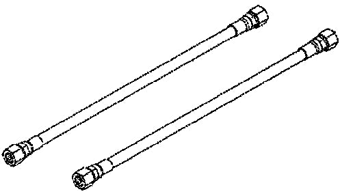 Seastar HA5731 SeaStar HA5731 Capilano 18" Hose Kit for Copper Tubing (2 Hoses)