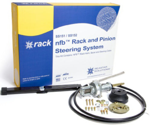 Seastar SS15115 SeaStar Solutions No Feedback Rack and Pinion Steering Kit, Single