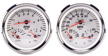 Seastar 21000P Sierra 21000P White Series Multi-Function Gauge Kit&#44; Mercury / Yamaha