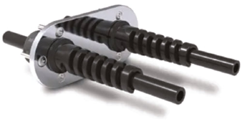 Seastar HO7200 Dometic HO7200 Field Install Bulkhead Fitting Kit, Dual Hose, Stainless