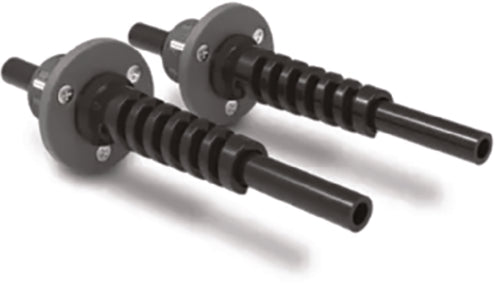 Seastar HO7105 Dometic HO7105 Field Install Bulkhead Fitting Kit, Single Hose, Black Plastic