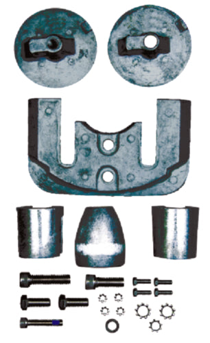 Sierra 18-6154A Mercruiser Bravo III Anode Kit - Aluminum