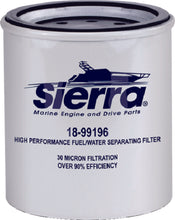 Sierra 18-99196 99193 Repalcement Racor Spin-On Fuel Water Separator Filter