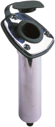 Perko 0448DP1CHR Flush Mount Angled Rod Holder