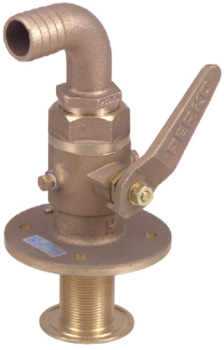 Perko 0835005PLB 3/4" Bronze Seacock w/Straight Tail Piece