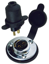 Perko 1190DP0CHR Chrome Plated Zinc Watertight Electrical Deck Connection