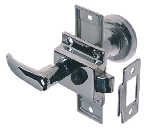 Perko 0930DP0CHR Rim Latch St Reverse Bevel w/Flush Strike