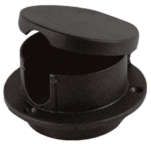 Perko 1057DP0BLK Rope Deck Pipe Plastic Black