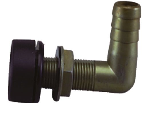 Perko 0571DP4BLK Tank Vent w/Swivel Elbow, Black