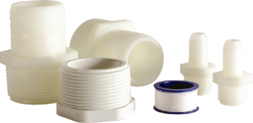 Moeller 041311 Waste Hose Tank Adapter Kit, Straight Pipe To Hose