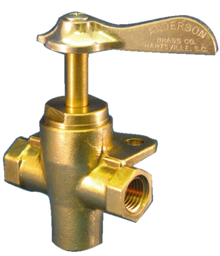 Moeller 033302-10 Brass Three-Way Valve, 1/4" FNPT