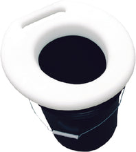 Moeller 042288 Portable Potty Universal Fit for 5 Gallon Buckets&#44; White (Bucket Not Included)