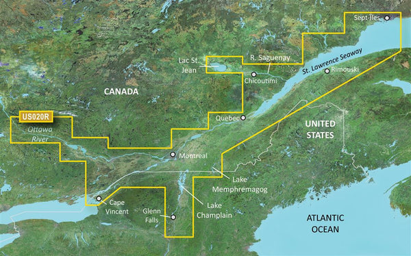 Garmin BlueChart&reg; g3 Vision&reg; HD - VUS020R - St. Lawrence Seaway - microSD&trade;/SD&trade;
