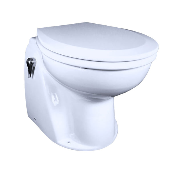 Raritan Atlantes Freedom&reg; w/Vortex-Vac - Household Style - White - Integral Pump - 12V