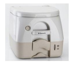 Dometic 972 Portable Toilet - 2.6 Gallon - Grey