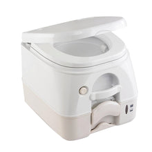 Dometic - SeaLand 974 Portable Toilet 2.6 Gallon - Tan w/Brackets