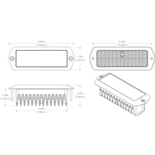 Lumitec Capri2 - Flush Mount LED Flood Light - 2-Color White/Blue Dimming