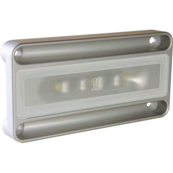 Lumitec Nevis2 - High Intensity Engine Room & Utility Light - Brushed Finish - 2-Color White/Red Dimming