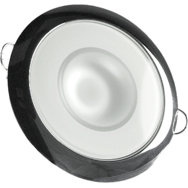 Lumitec Mirage - Flush Mount Down Light - Glass Finish/Polished SS - 4-Color Red/Blue/Purple Non Dimming w/White Dimming