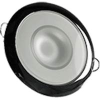 Lumitec Mirage - Flush Mount Down Light - Glass Finish/Polished SS Bezel - White Non-Dimming