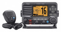 Icom M506 VHF Fixed Mount w/Rear Mic & NMEA 0183/2000&reg; - Black