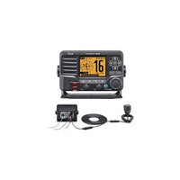 Icom M506 VHF Fixed Mount w/Rear Mic, AIS & NMEA 0183/2000&reg; - Black
