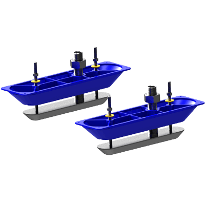Navico StructureScanHD Sonar Stainless Steel Thru-Hull Transducer (Pair) w/Y-Cable